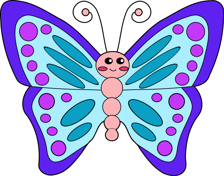 Graphic of our daycare's butterfly