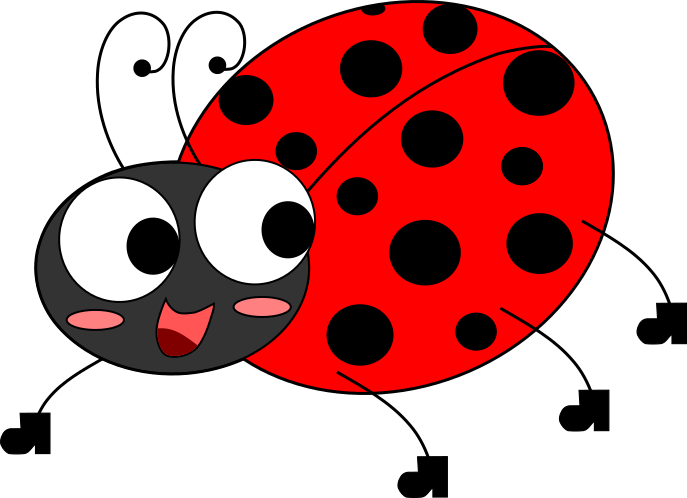 Graphic of our daycare's ladybug